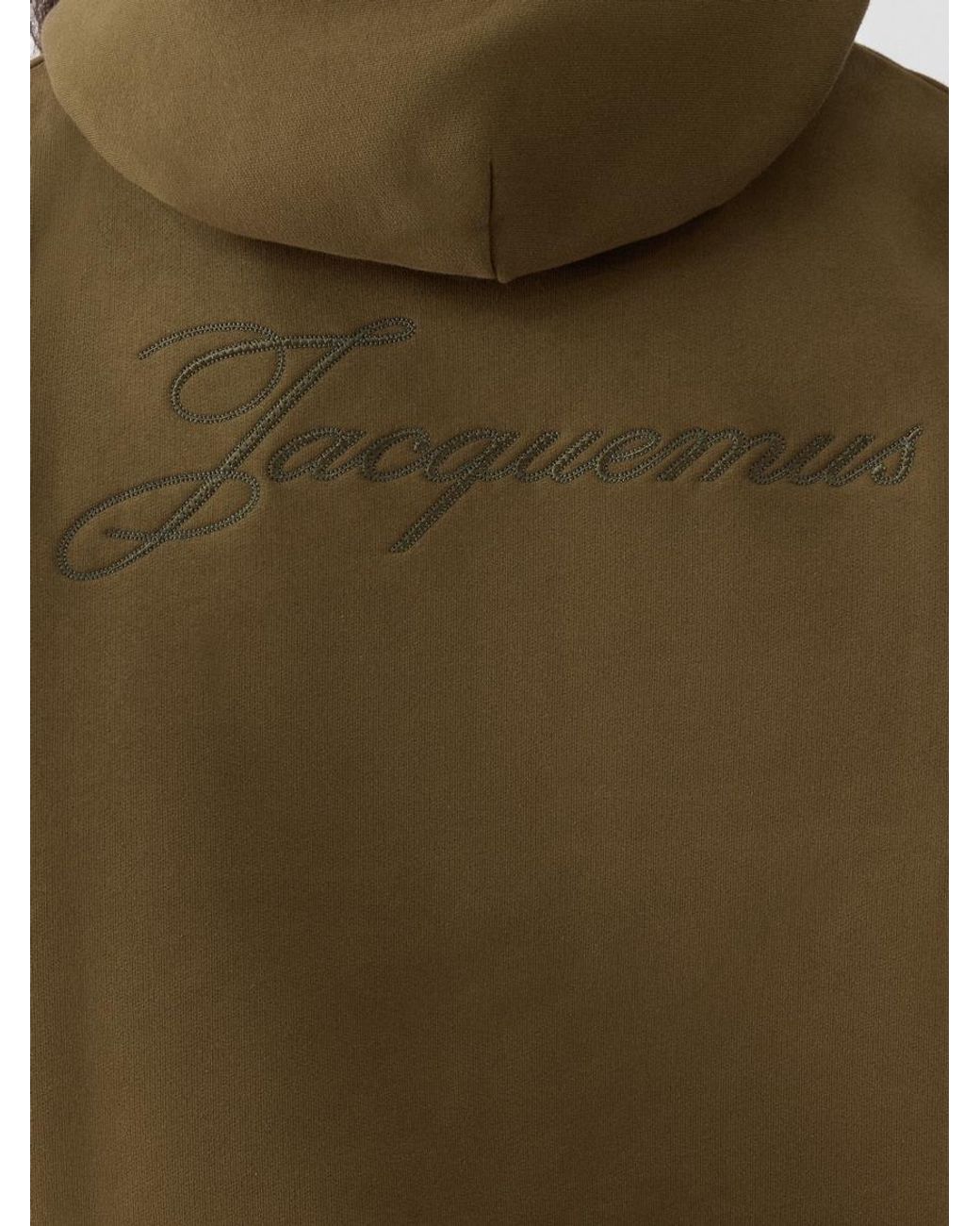 Jacquemus Green The Logo Hoodie for men