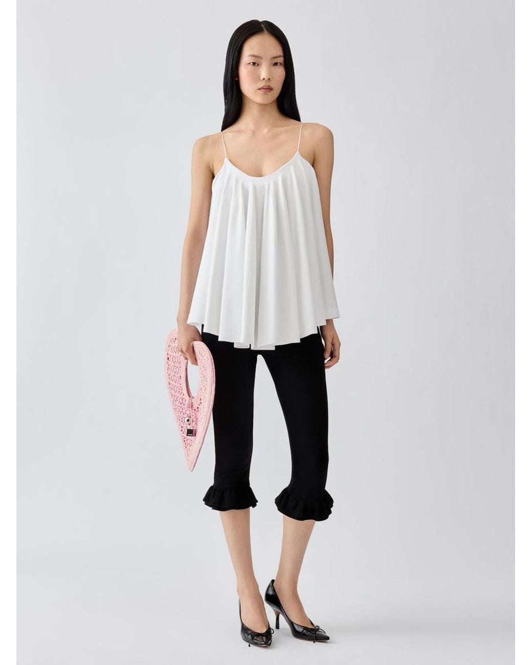 Jacquemus White The Voile Top