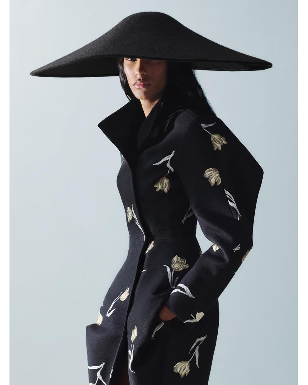 Jacquemus Black Der Confetti Hut