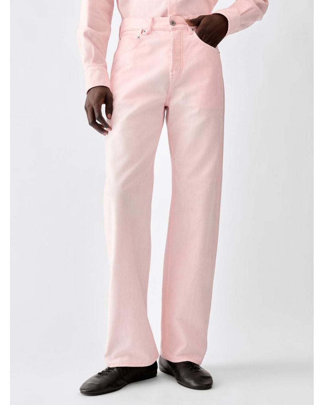 Jacquemus Pink Die Gerade De-Nîmes Jeans for men