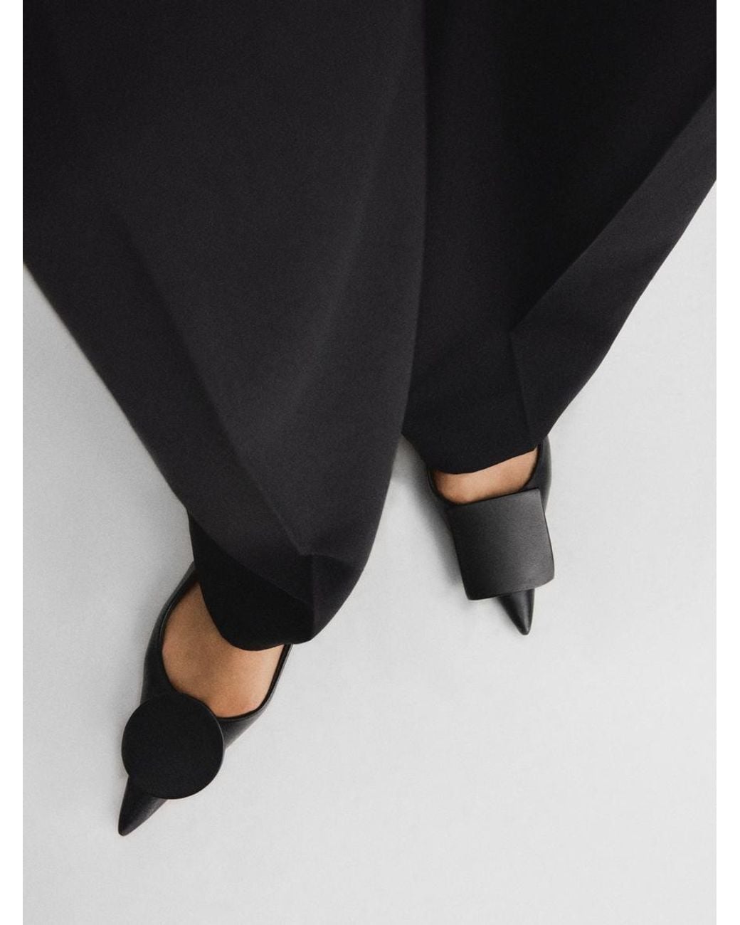 Jacquemus White The Flat Duelo Slingbacks