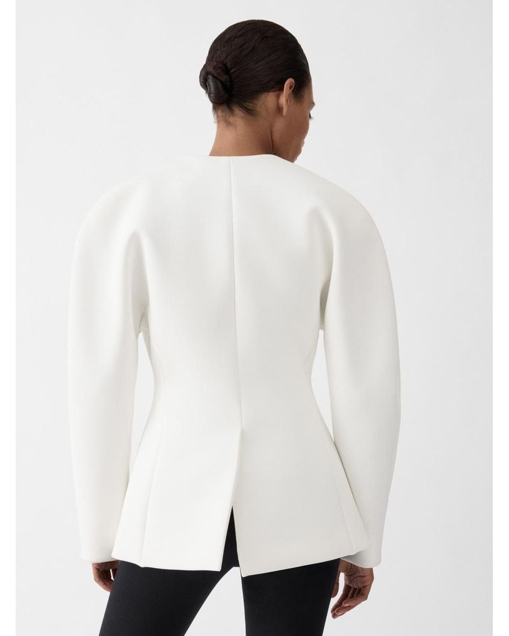 Jacquemus White The Ovalo Jacket