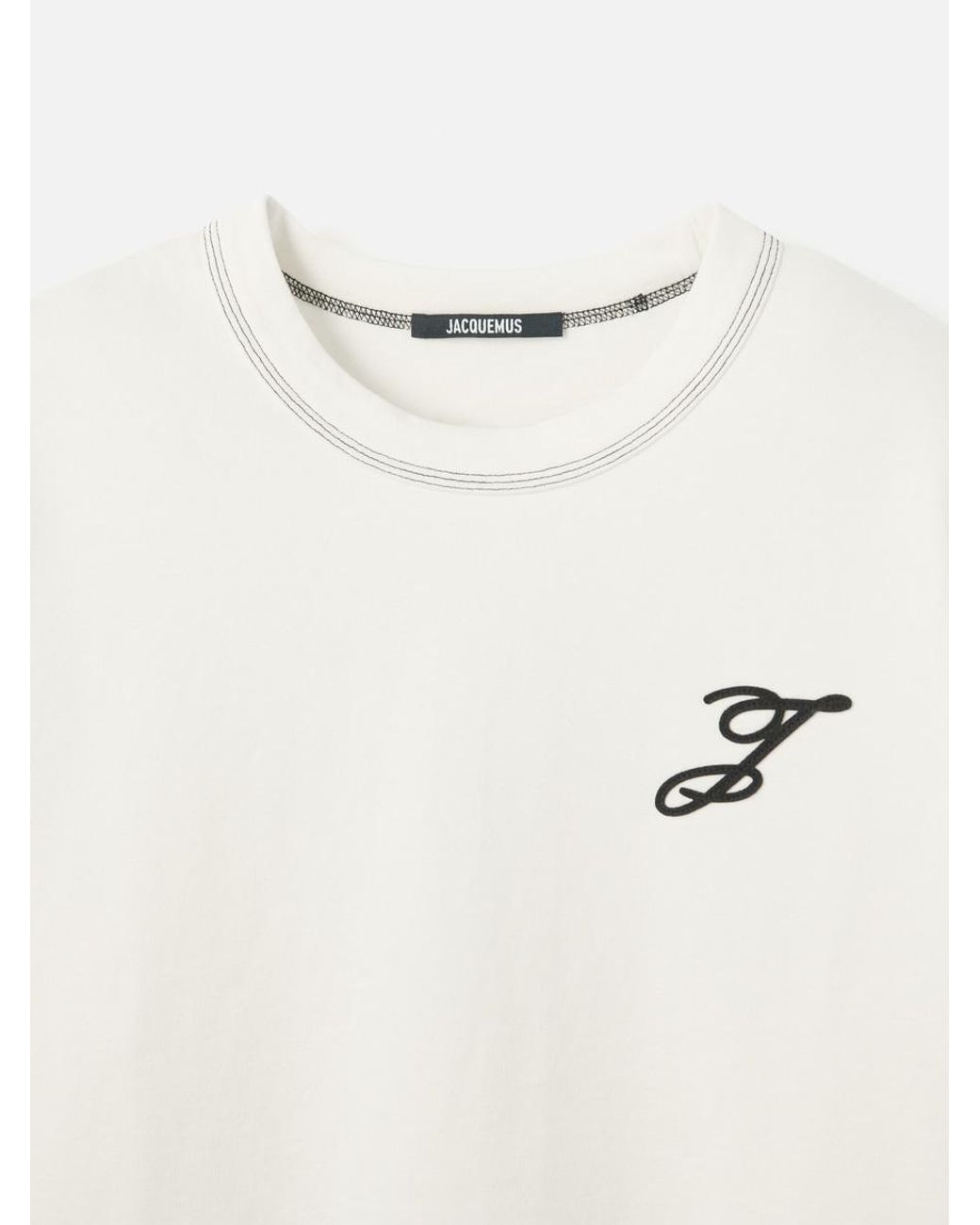 Jacquemus White The Letro T-Shirt