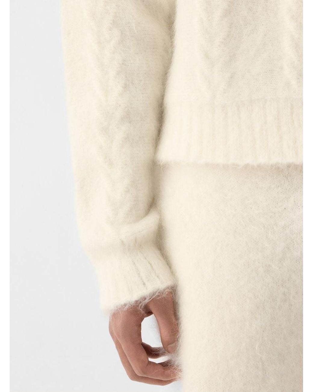 Jacquemus Natural The Nuvola Sweater