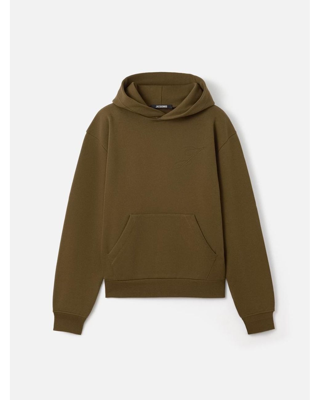 Jacquemus Green The Logo Hoodie for men