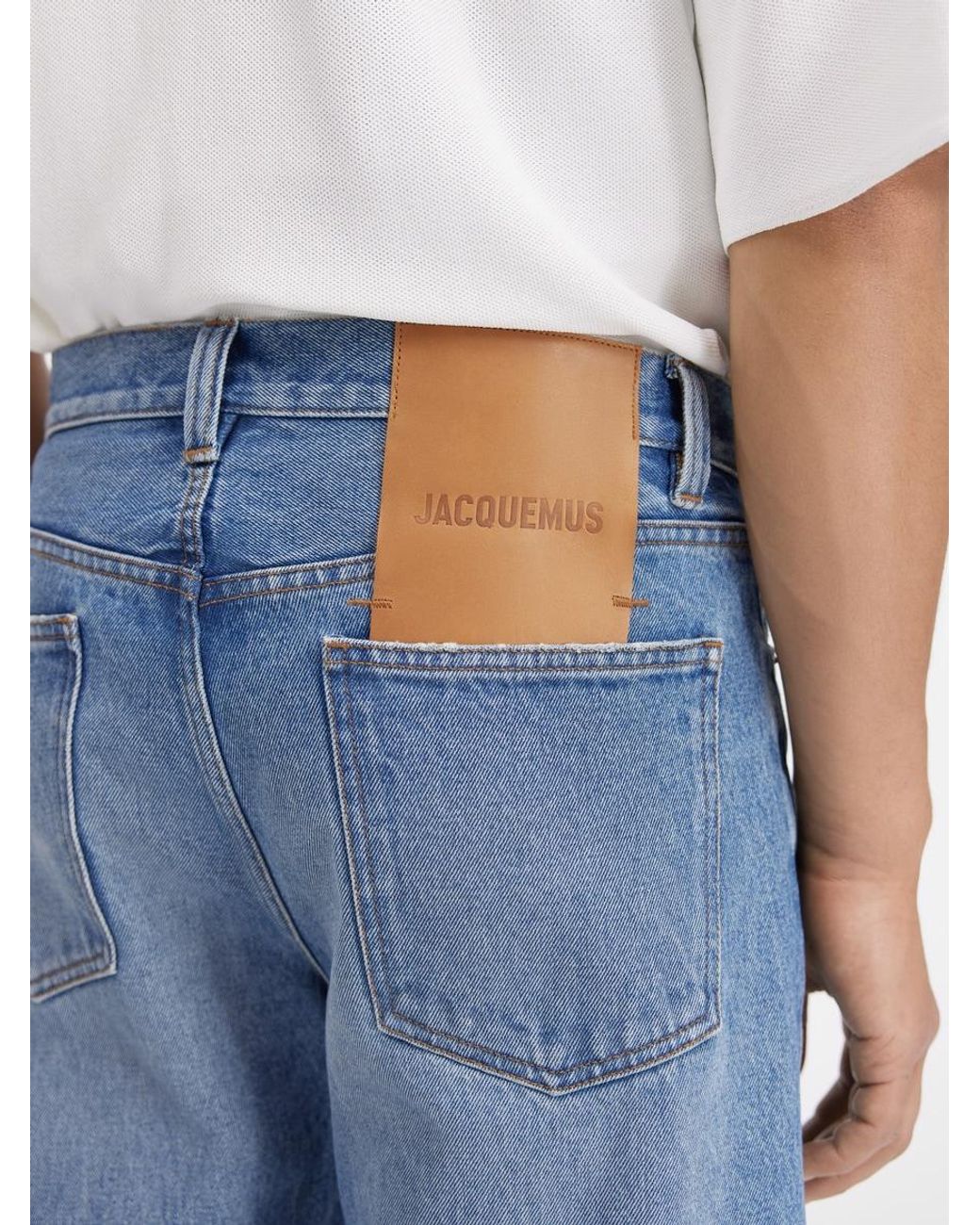 Jacquemus Blue The Straight De-Nîmes Denim Pants for men