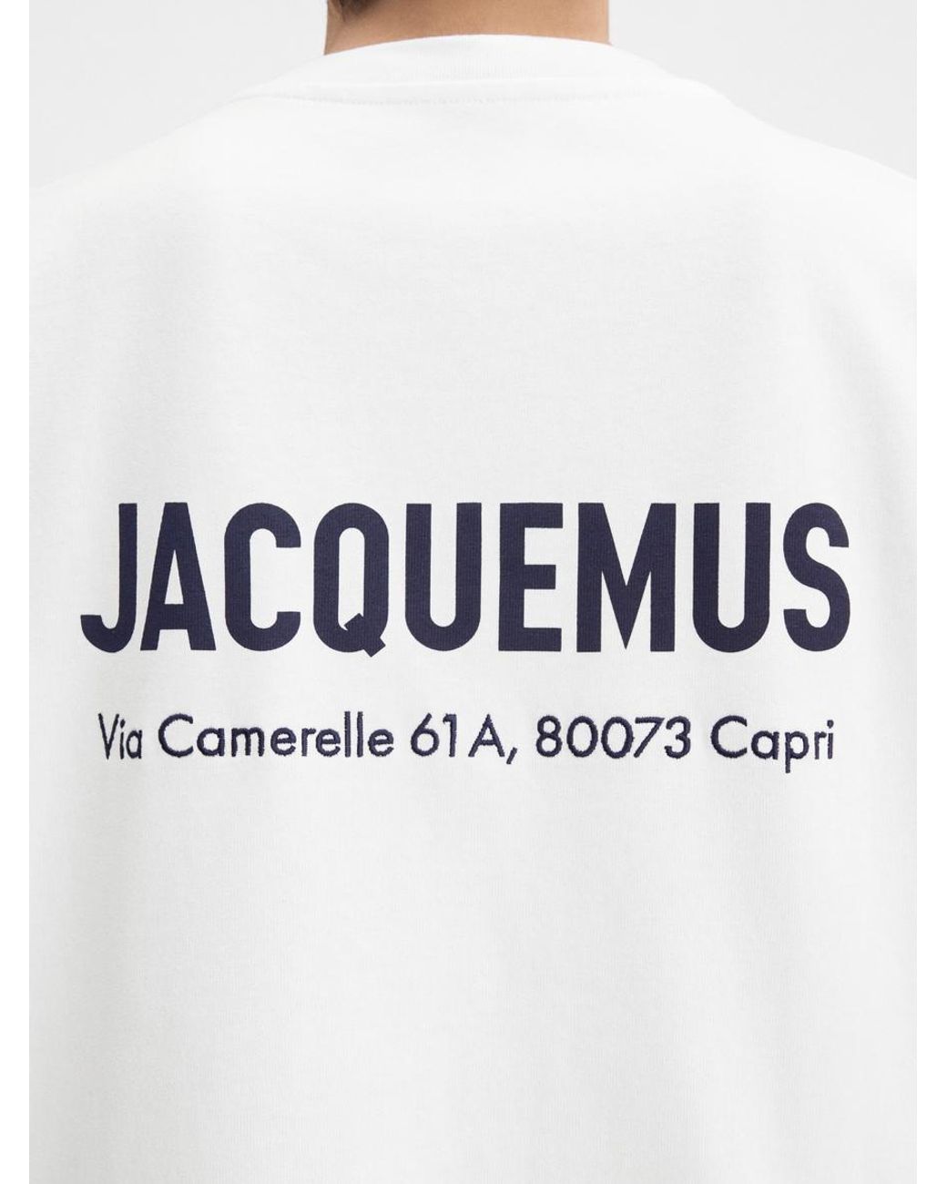 T-shirt Jacquemus X DUBAI - Blanc - Taille L Homme - 100% Coton - Neuf Avec étiquettes