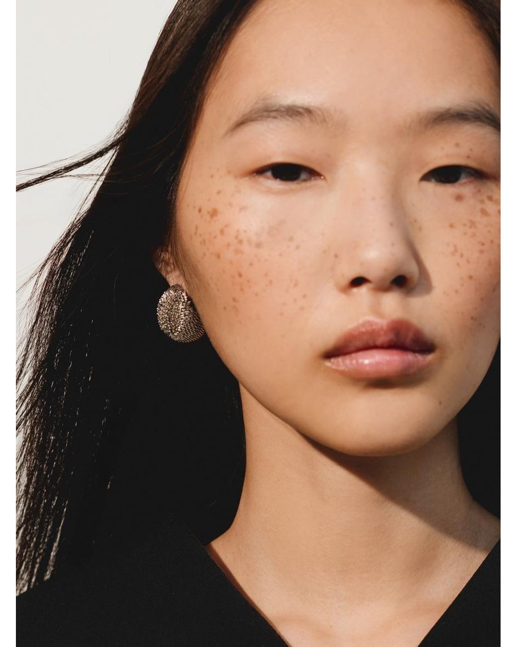 Jacquemus White Die Hérisson Ohrringe