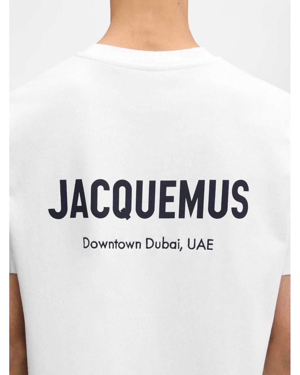 Jacquemus White The Dubai Address T-Shirt