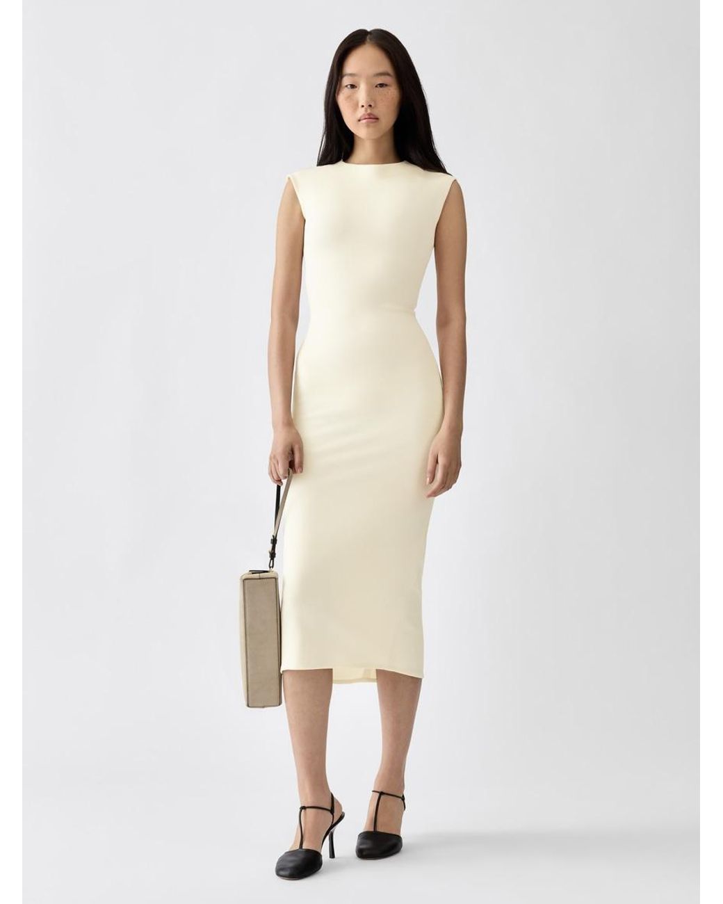 Jacquemus Natural The Alba Midi Dress