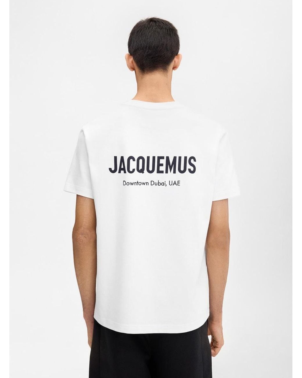 Jacquemus White The Dubai Address T-Shirt