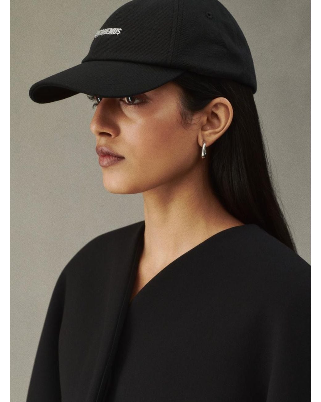 Jacquemus Black La Casquette Gadjo Baseball Cap