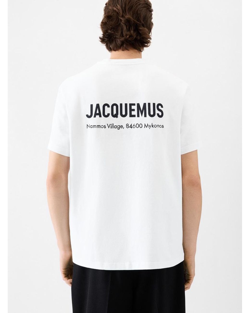 Jacquemus The Monaco Address T-Shirt in White | Lyst