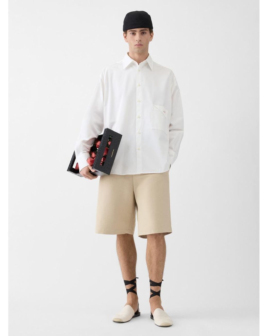 Jacquemus White The Camargue Shorts