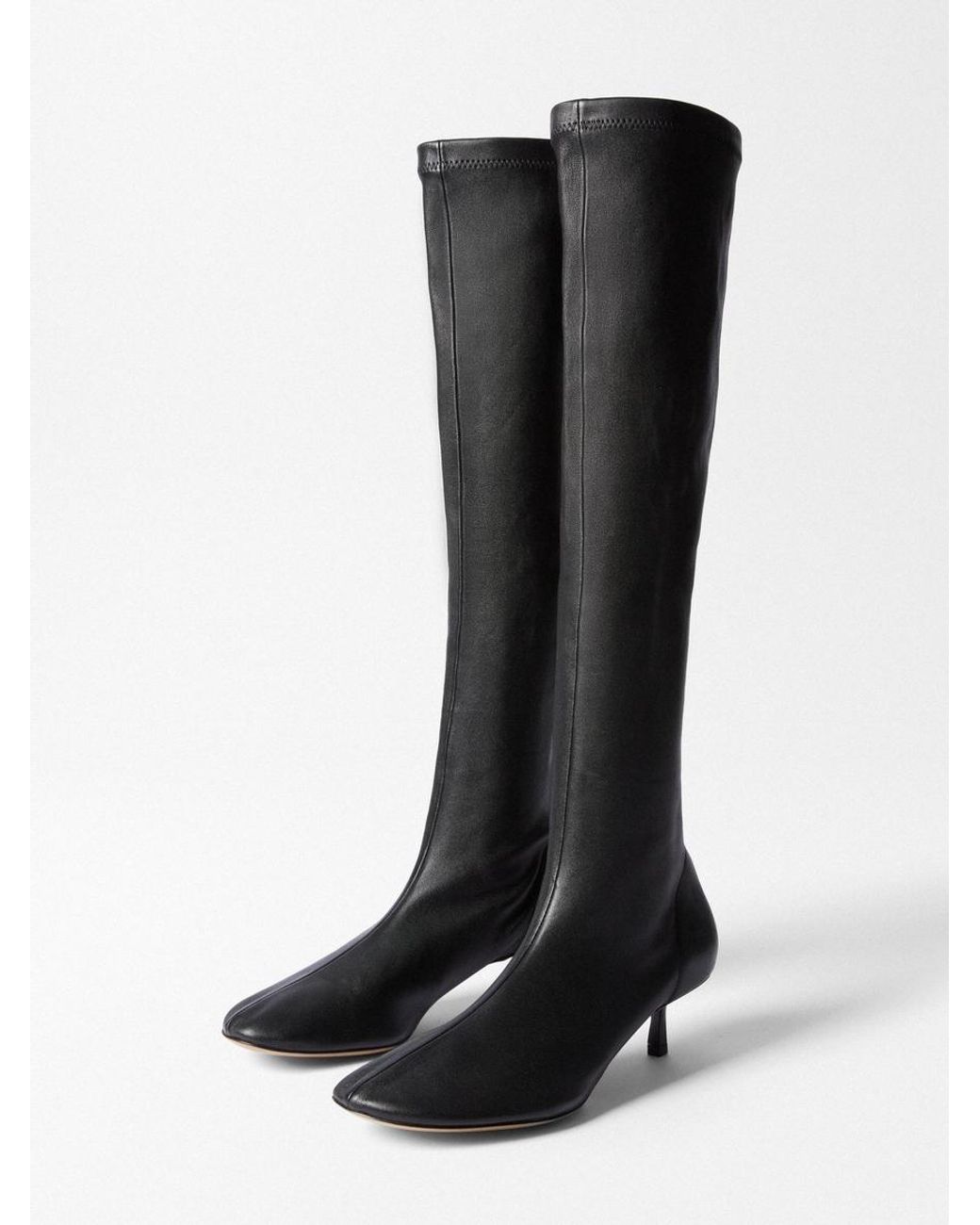 Jacquemus Black Die Collant Stiefel