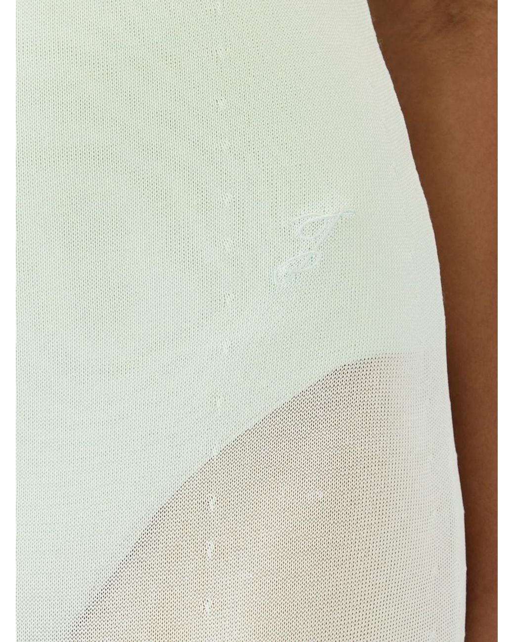 Jacquemus White The Nodo Dress