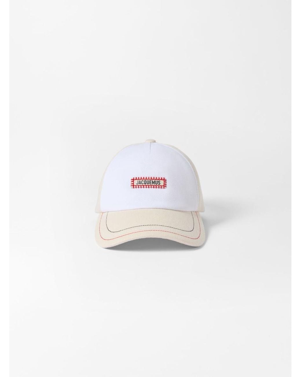 Jacquemus White The Supporter Cap for men