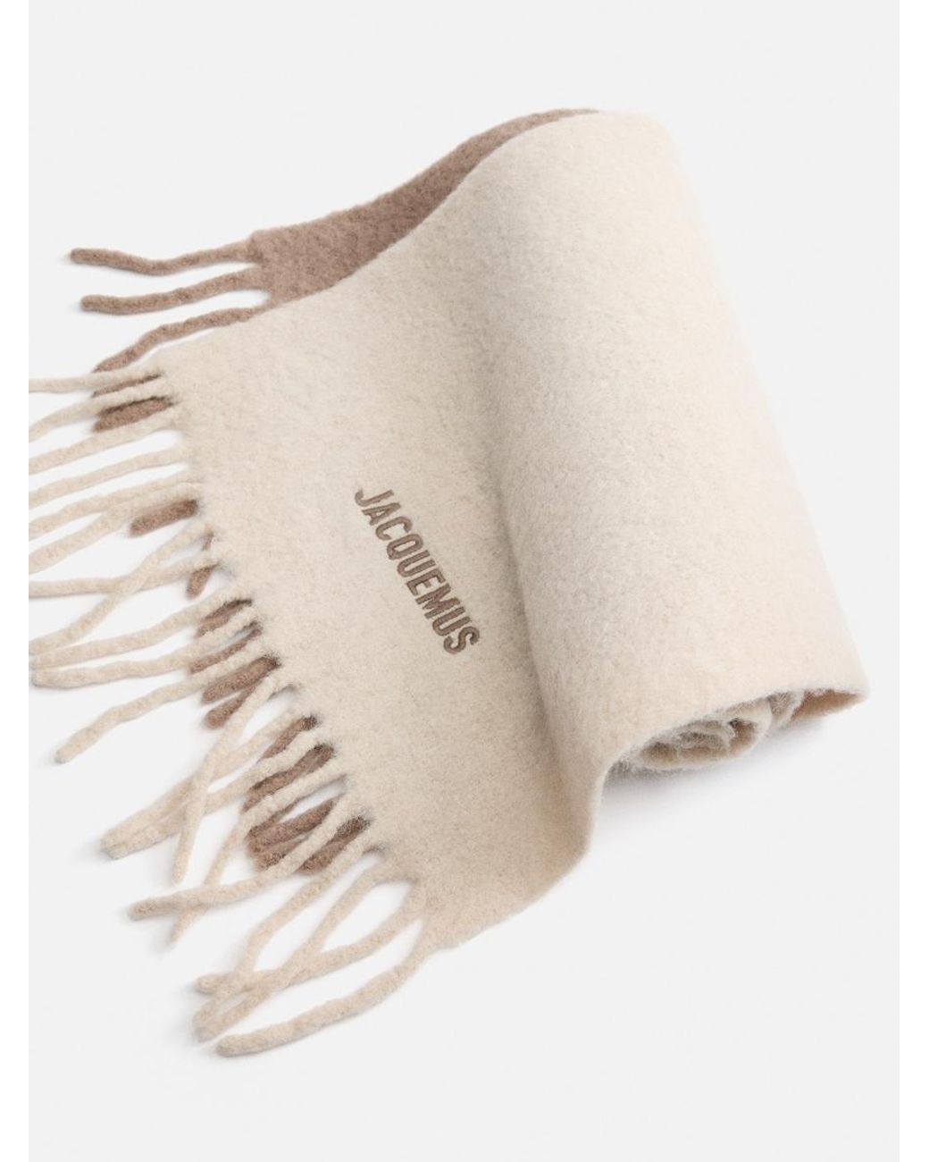Jacquemus White Der Moisson Schal
