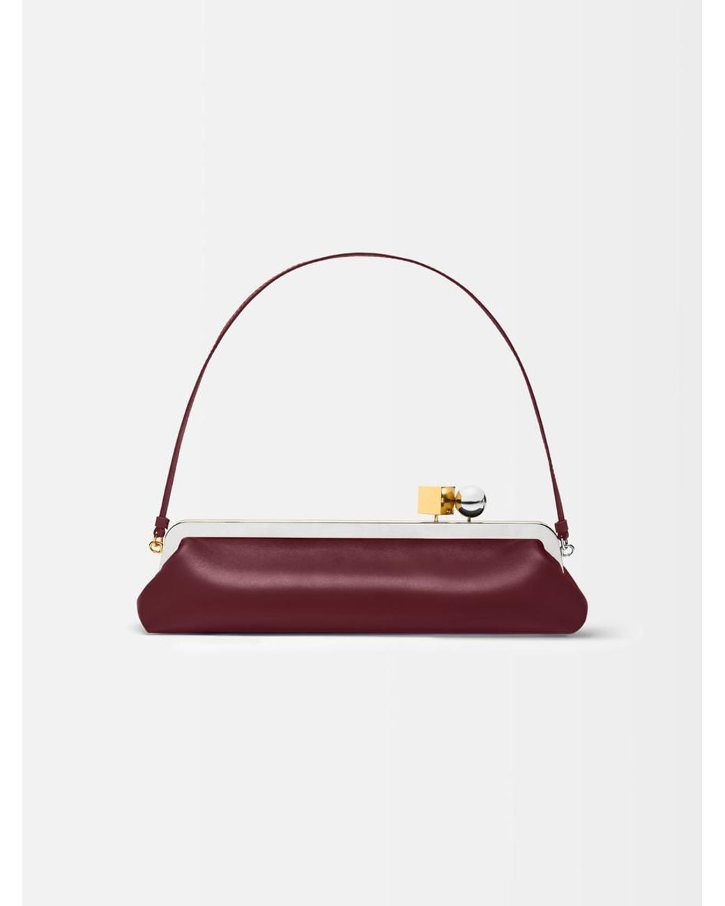 Jacquemus Red Die Salon Clutch