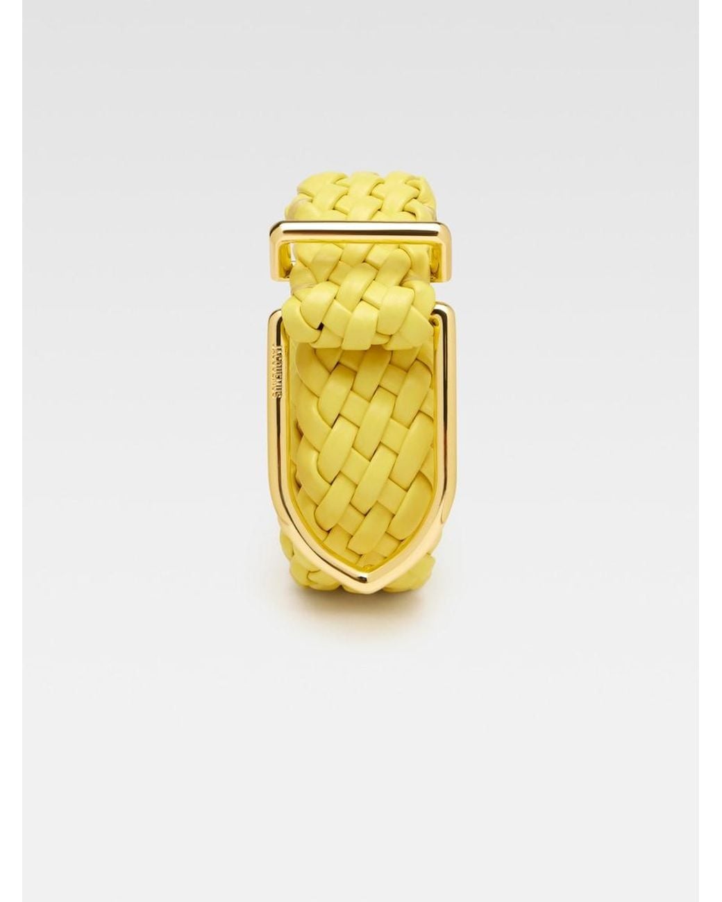 Jacquemus Yellow The Bambino Belt