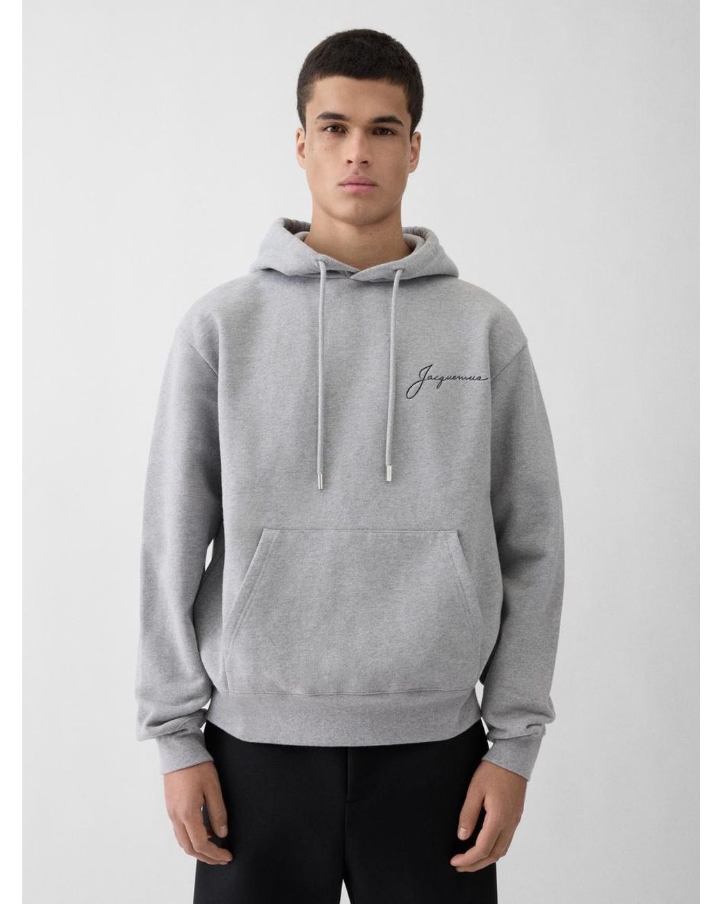Jacquemus Gray The London Corgi Hoodie for men