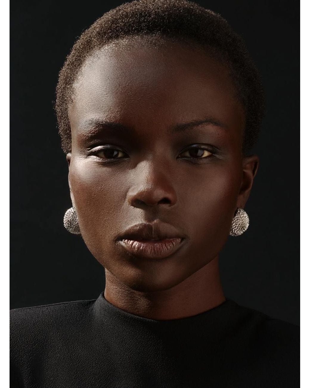 Jacquemus White Die Hérisson Ohrringe