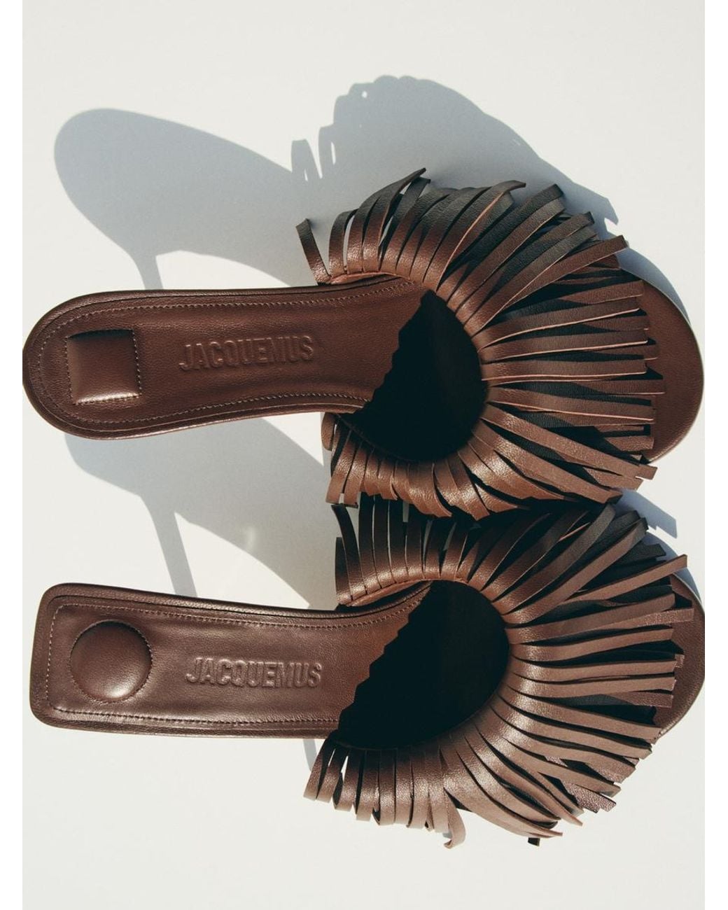 Jacquemus Brown The Cubisto Mules