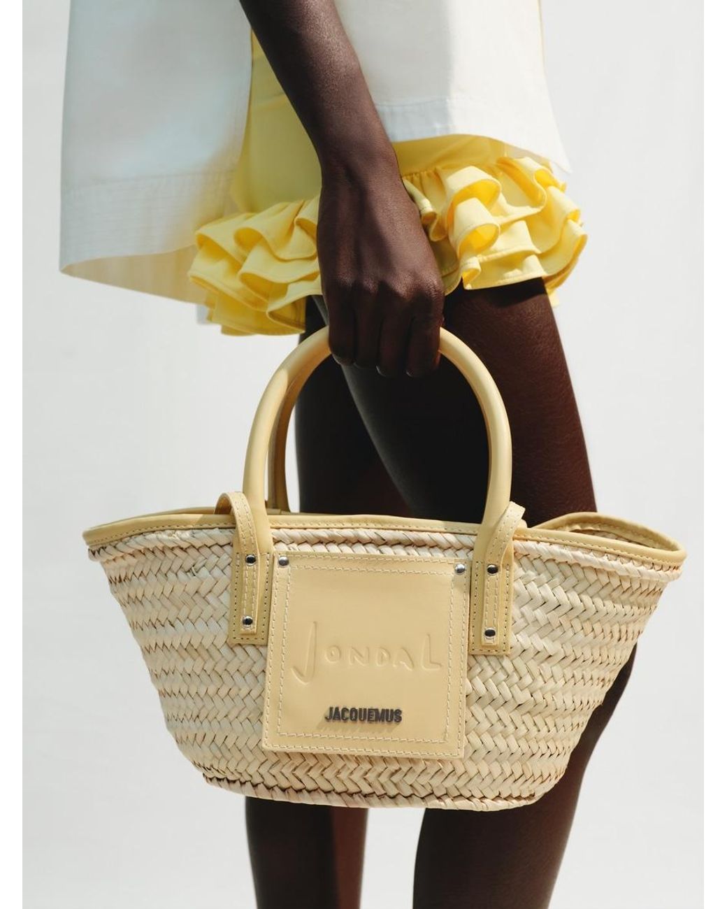 Jacquemus Metallic The Small Soli Basket