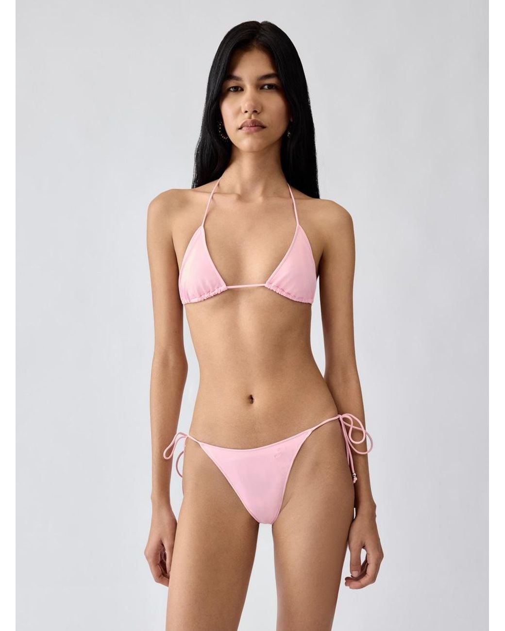 Jacquemus White The Triangle Bikini Bottom