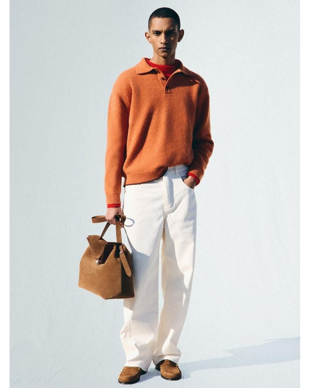Jacquemus White The Cachemire Polo Shirt