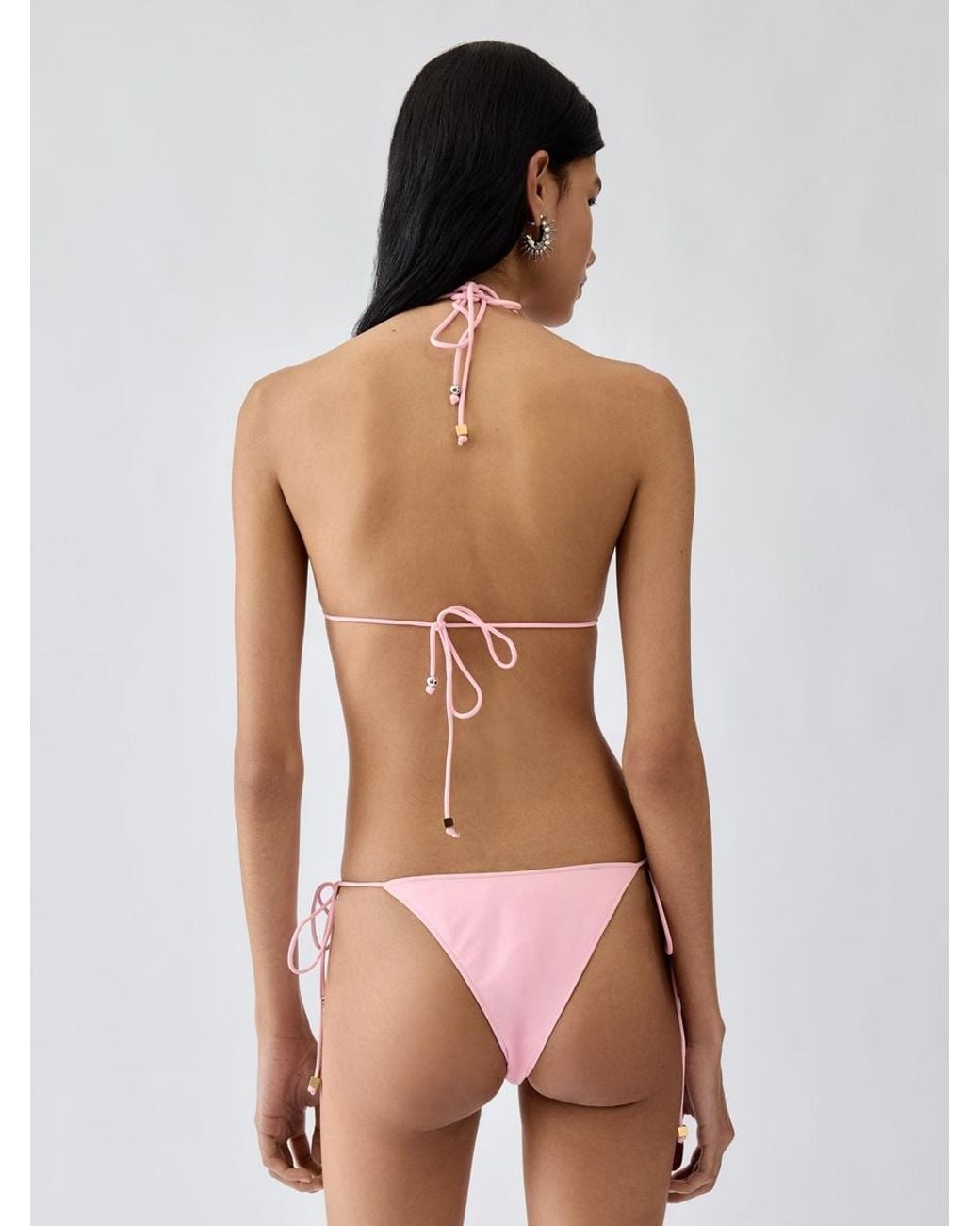 Jacquemus White The Triangle Bikini Bottom