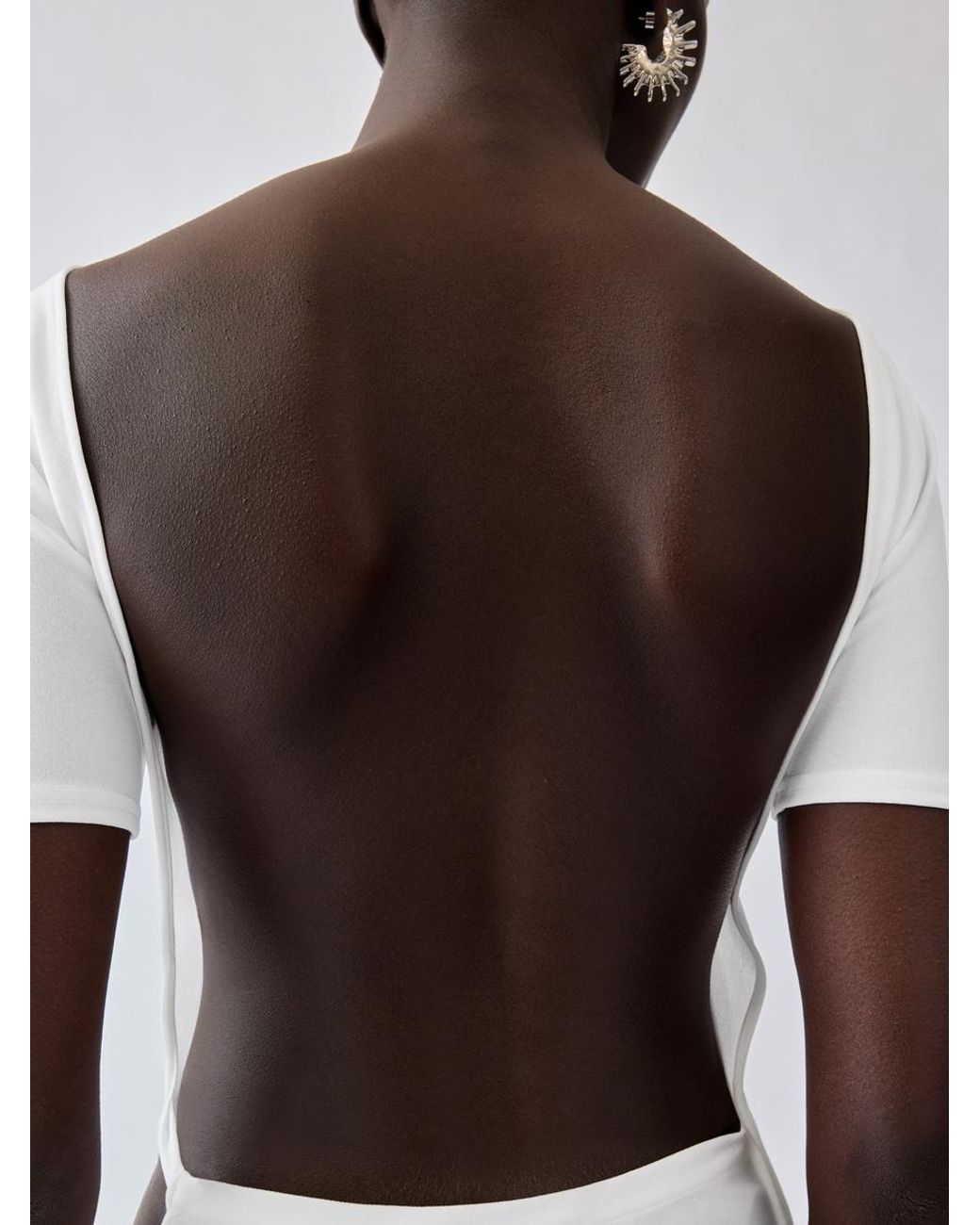 Jacquemus White The Sole Dress