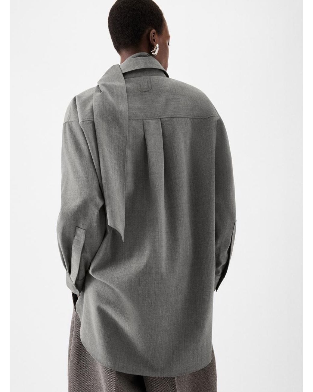 Jacquemus Gray The Shirt