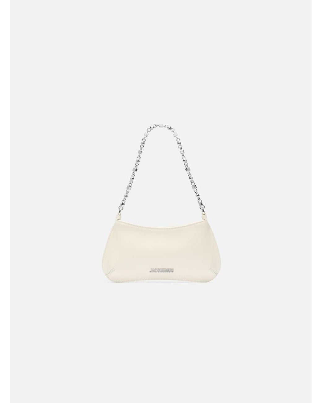 Jacquemus White The Small Bisou Chaîne