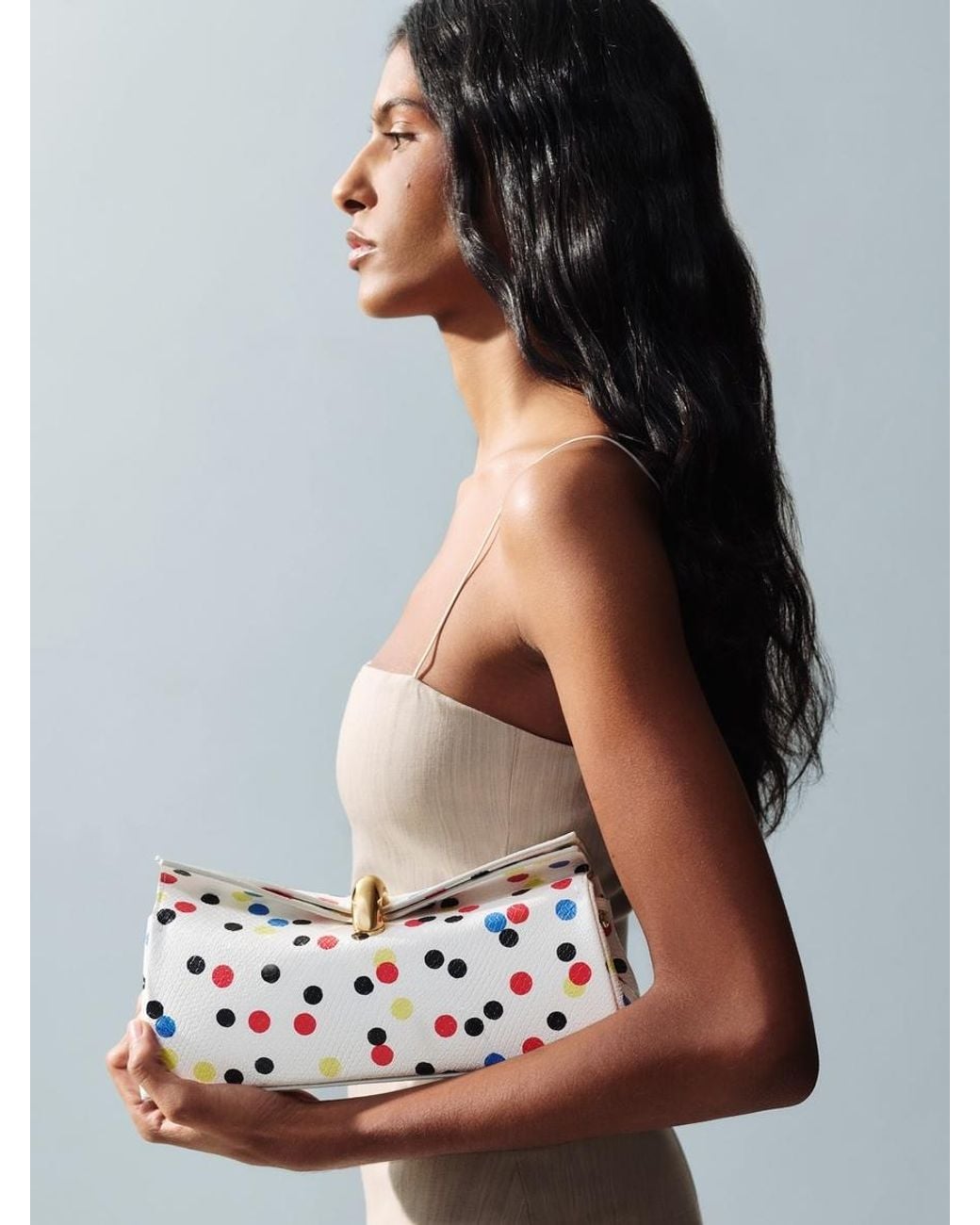 Jacquemus White The Valérie Clutch