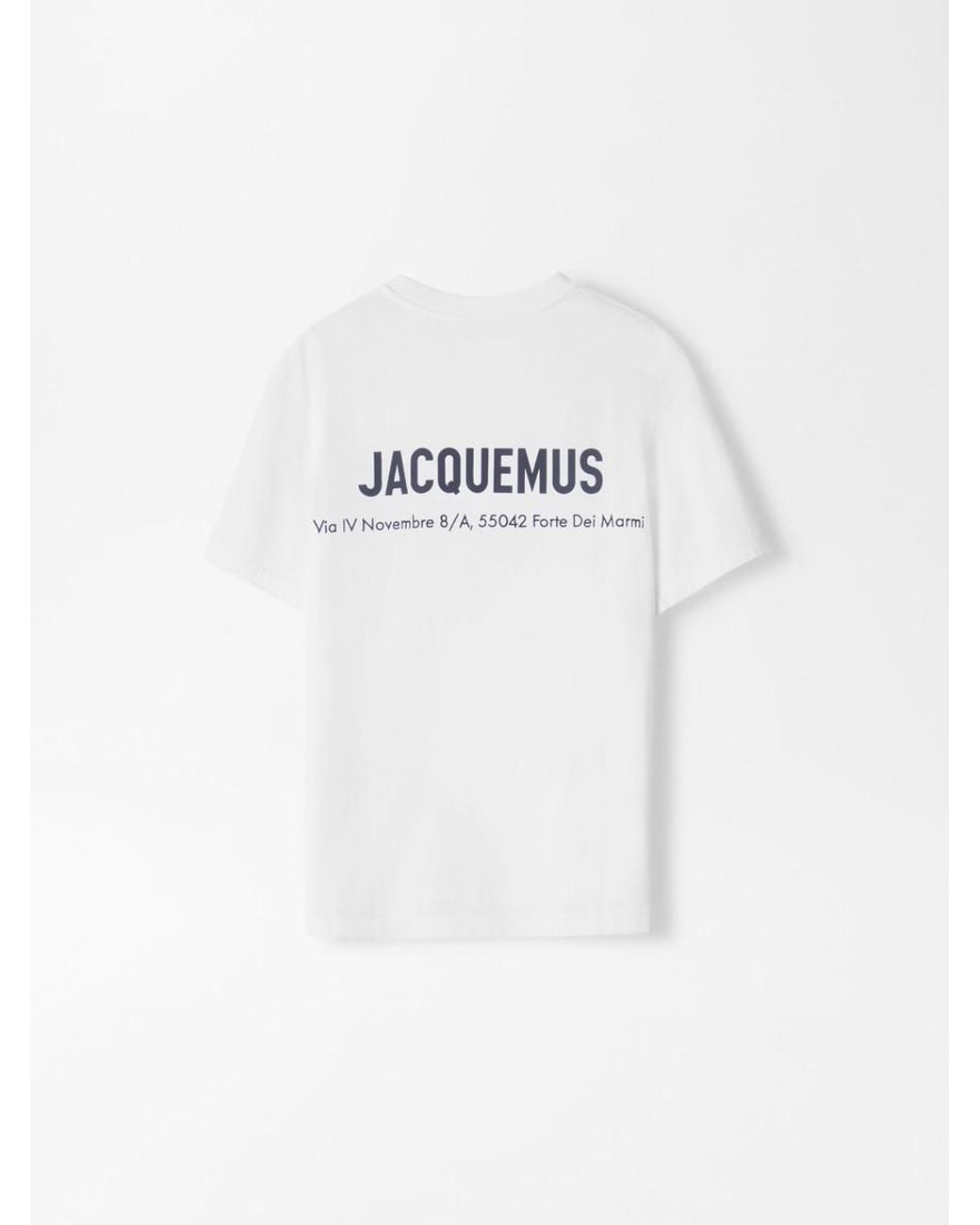 Jacquemus White The Forte Dei Mami Address Short-Sleeve T-Shirt