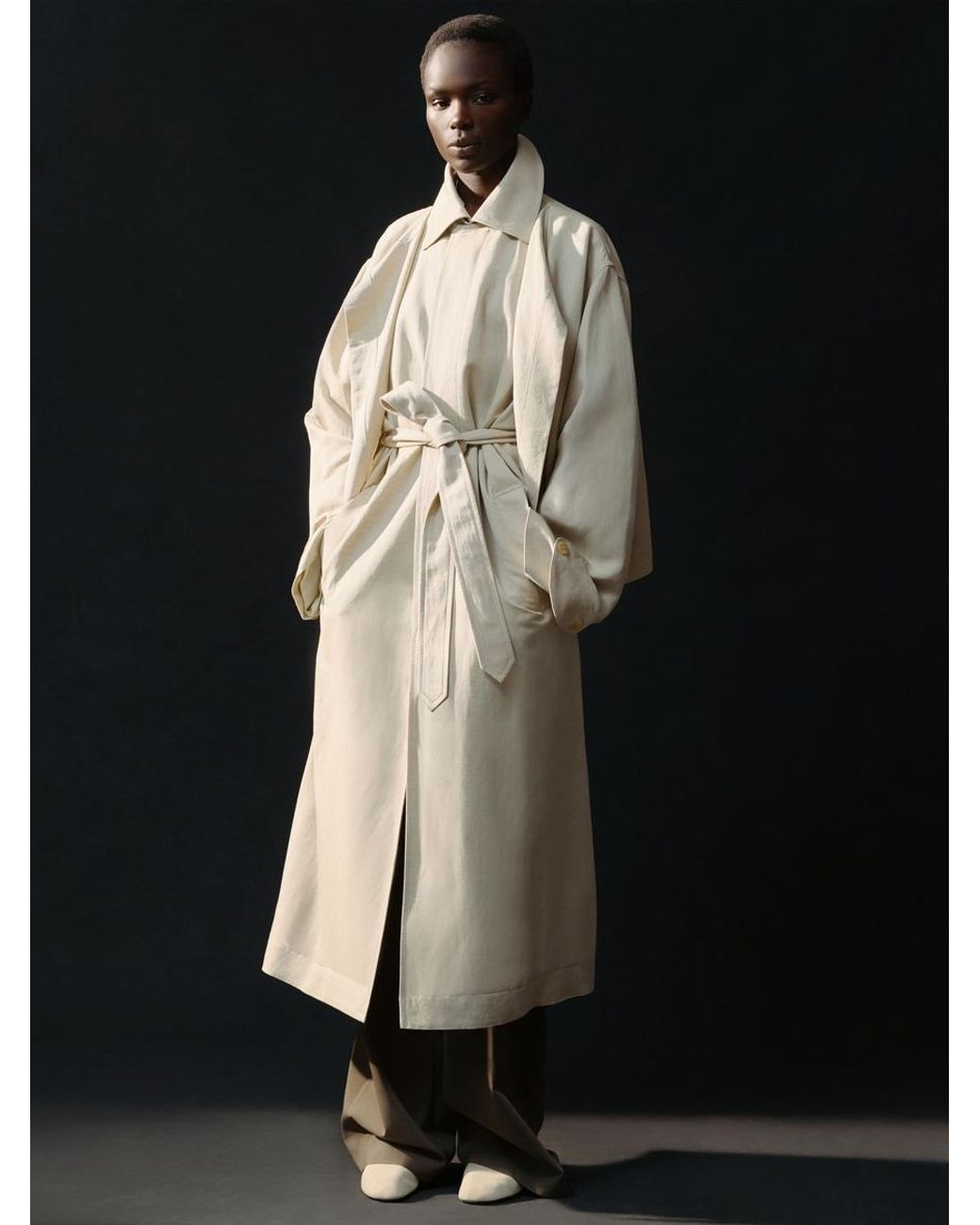 Jacquemus Natural The Cubano Trench Coat