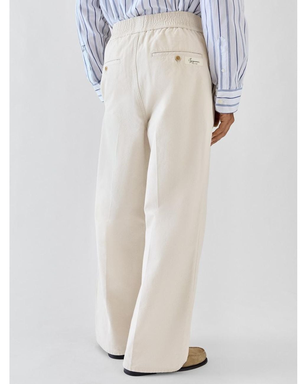 Jacquemus White Die De-Nîmes Miami Jeans for men