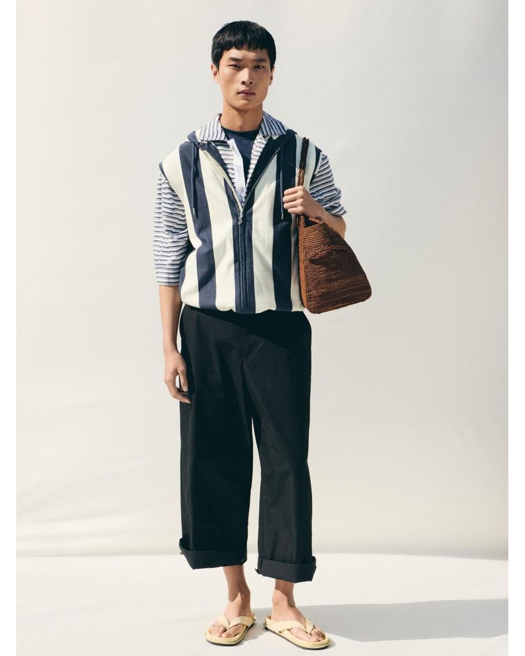 Jacquemus White The Marin Pants for men