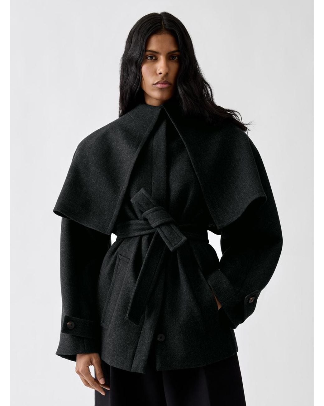 Jacquemus Black The Boléro Peacoat