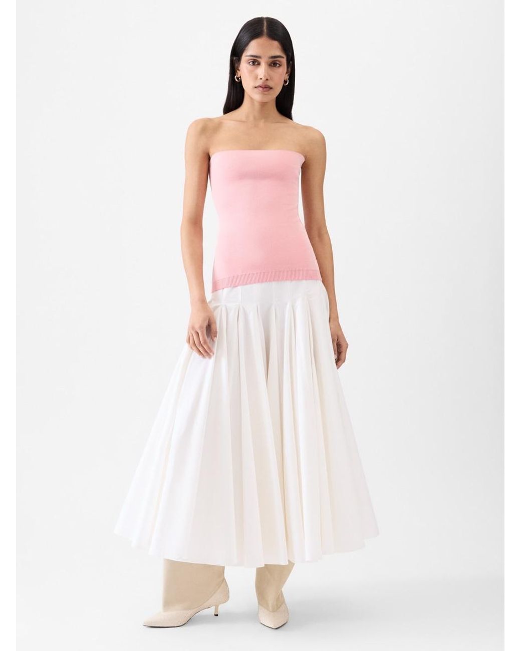 Jacquemus White The Sera Knit Top
