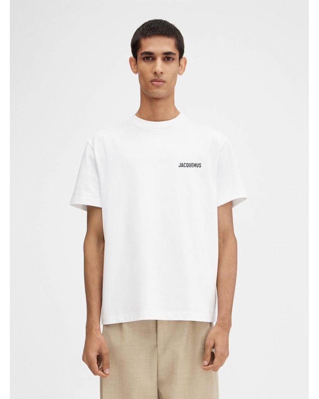 Jacquemus White The Los Angeles Address T-Shirt