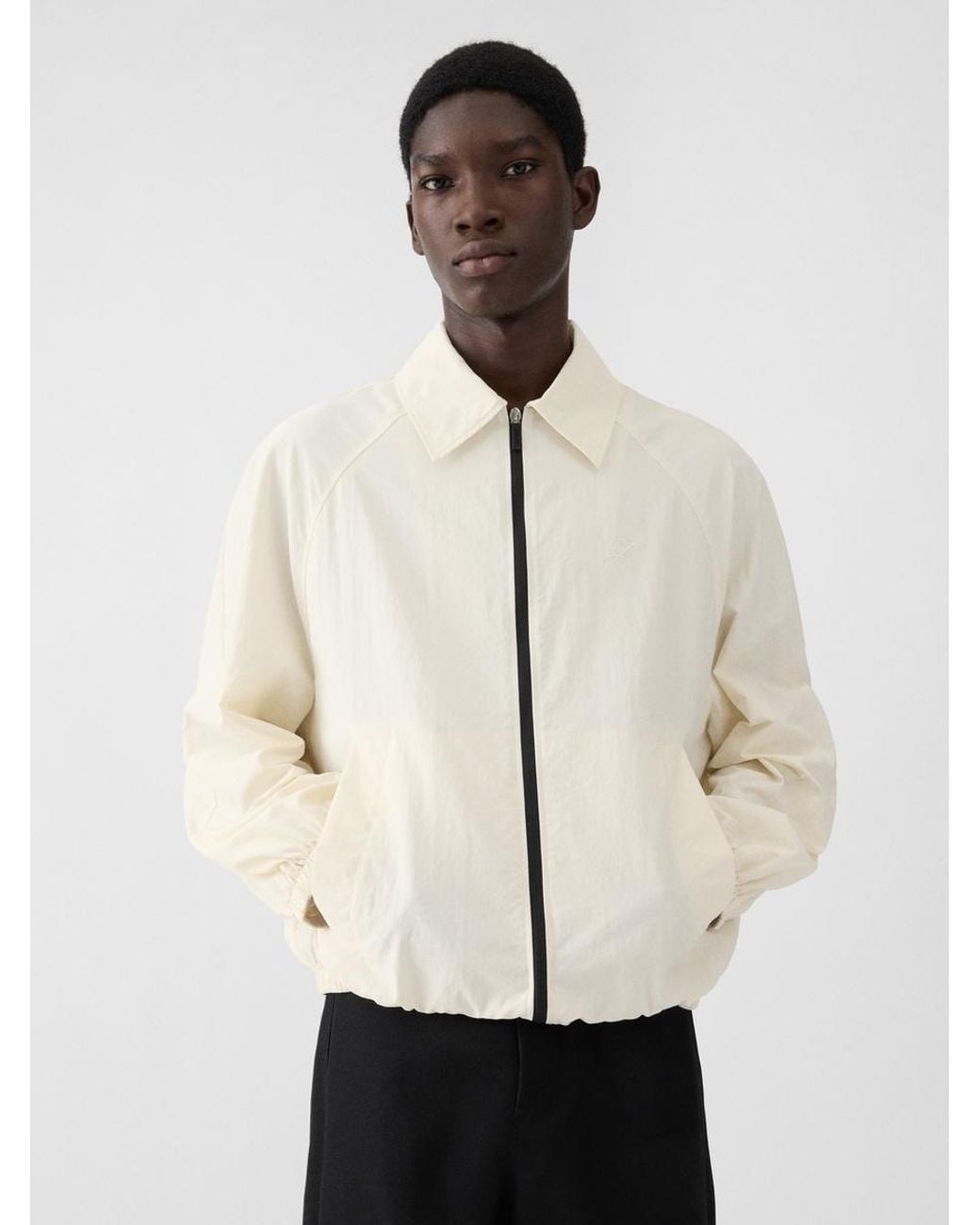 Jacquemus White The Windbreaker