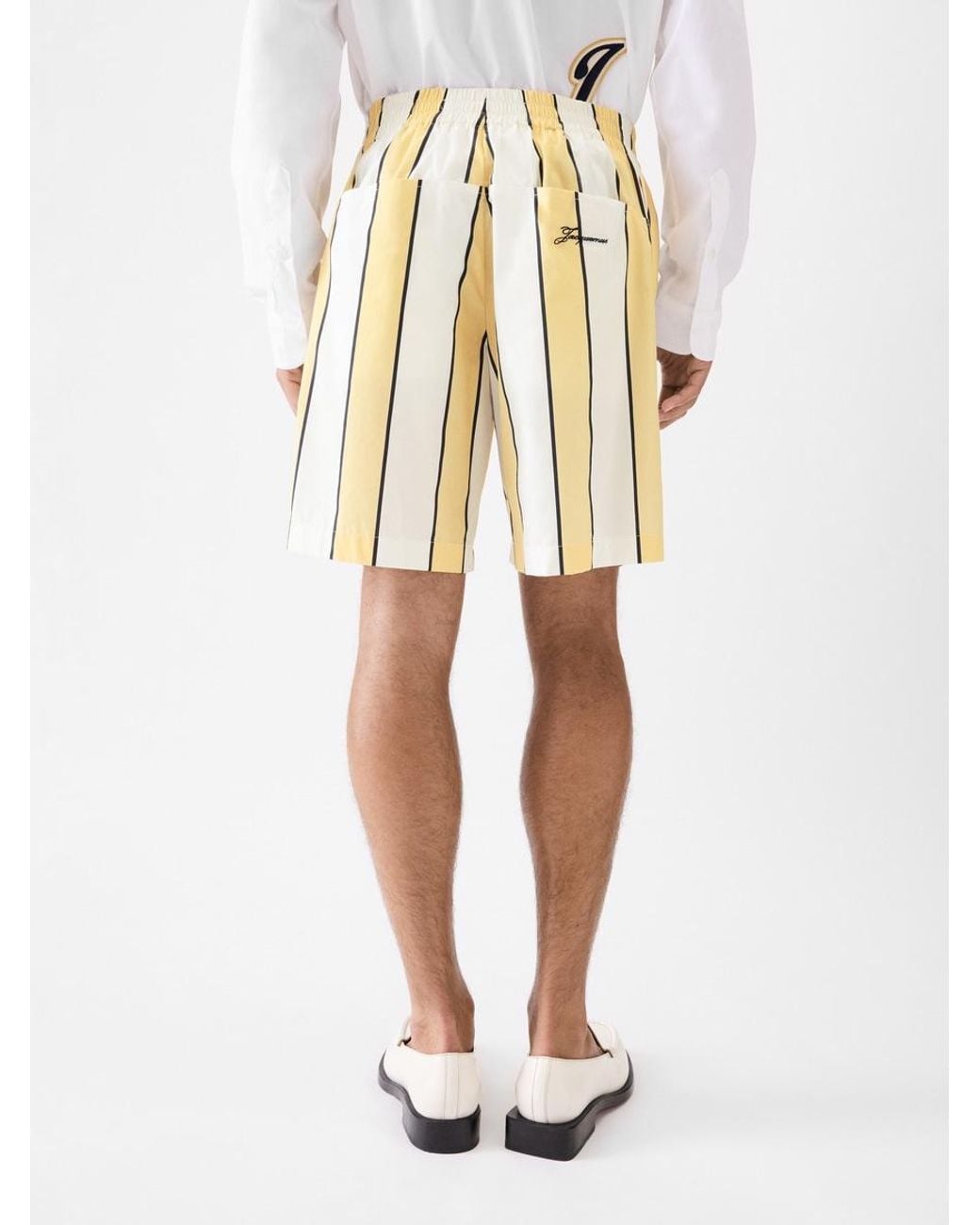 Jacquemus White The Aloe Shorts