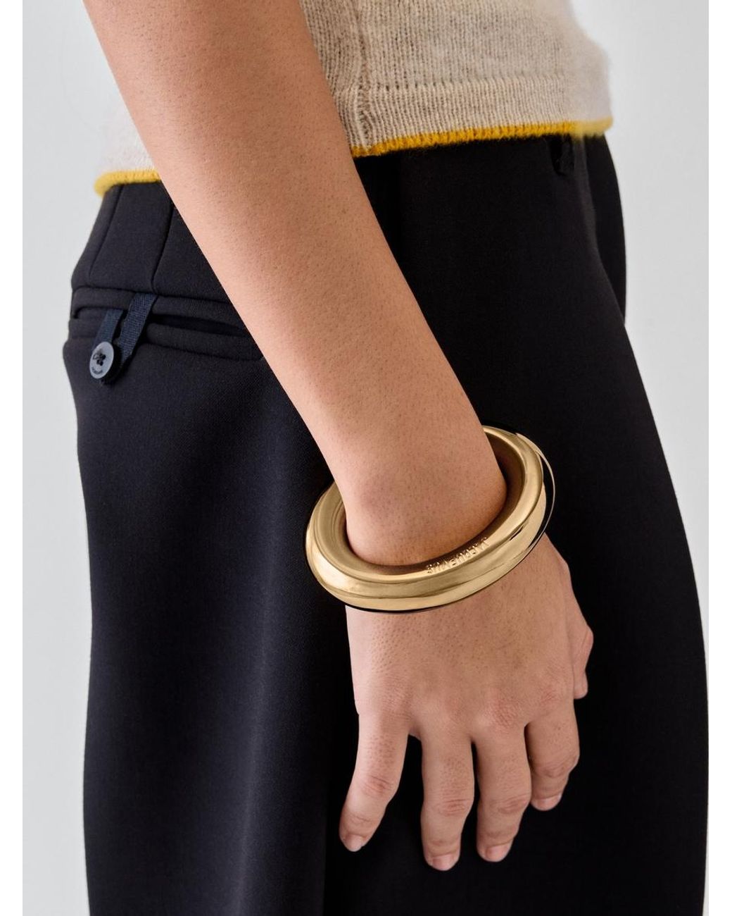 Jacquemus Metallic Der Ciro Armreif