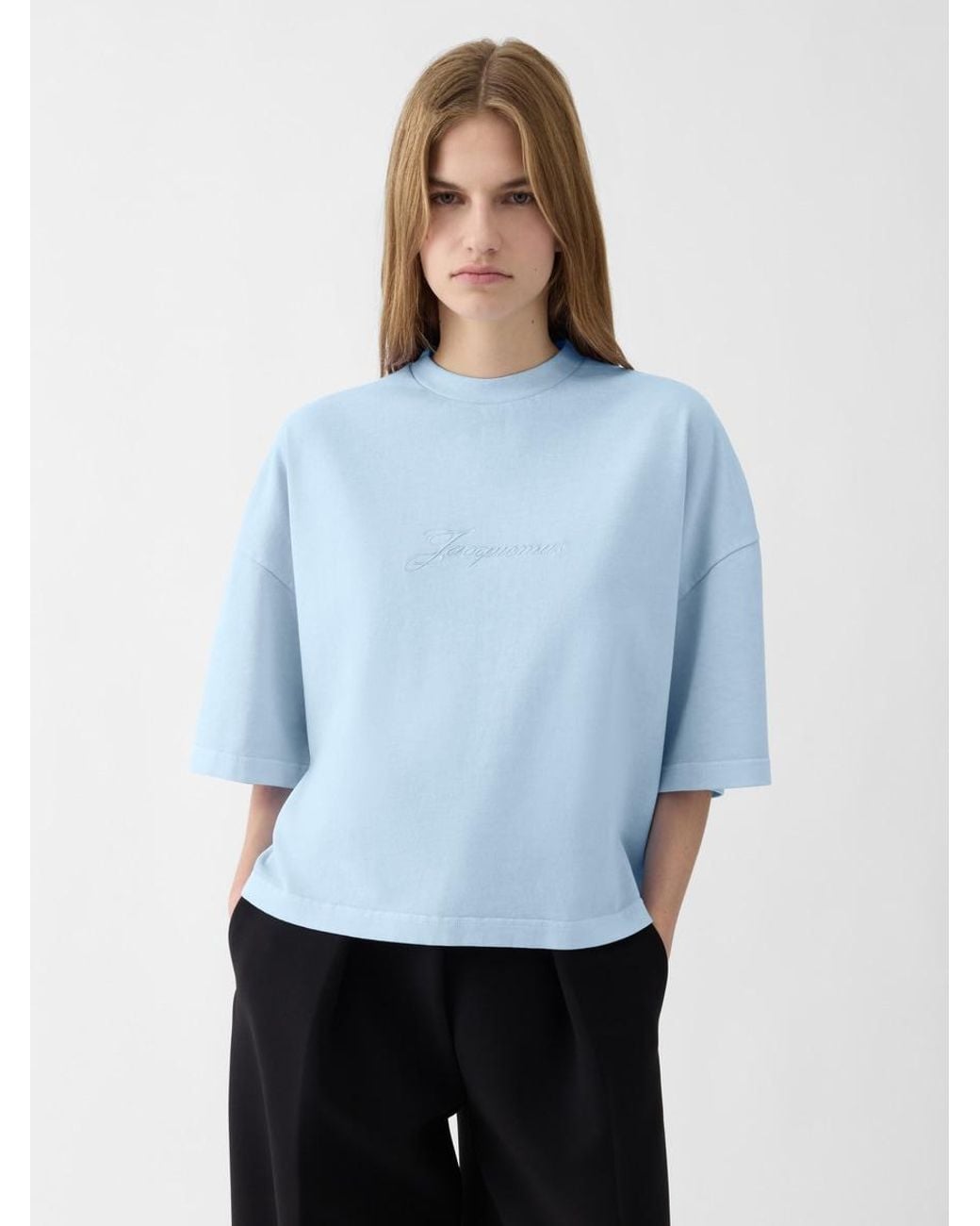 Jacquemus Blue The Pigfor Mento T-Shirt