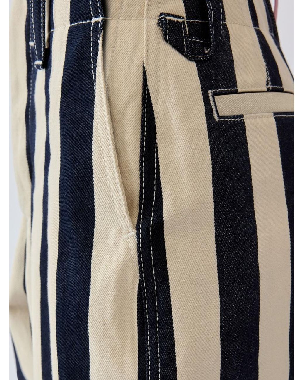 Jacquemus White The Parasol De-Nîmes Denim Pants
