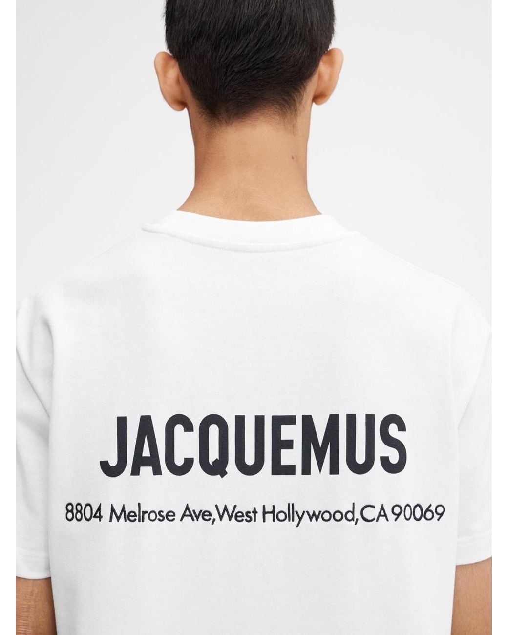 Jacquemus White The Los Angeles Address T-Shirt
