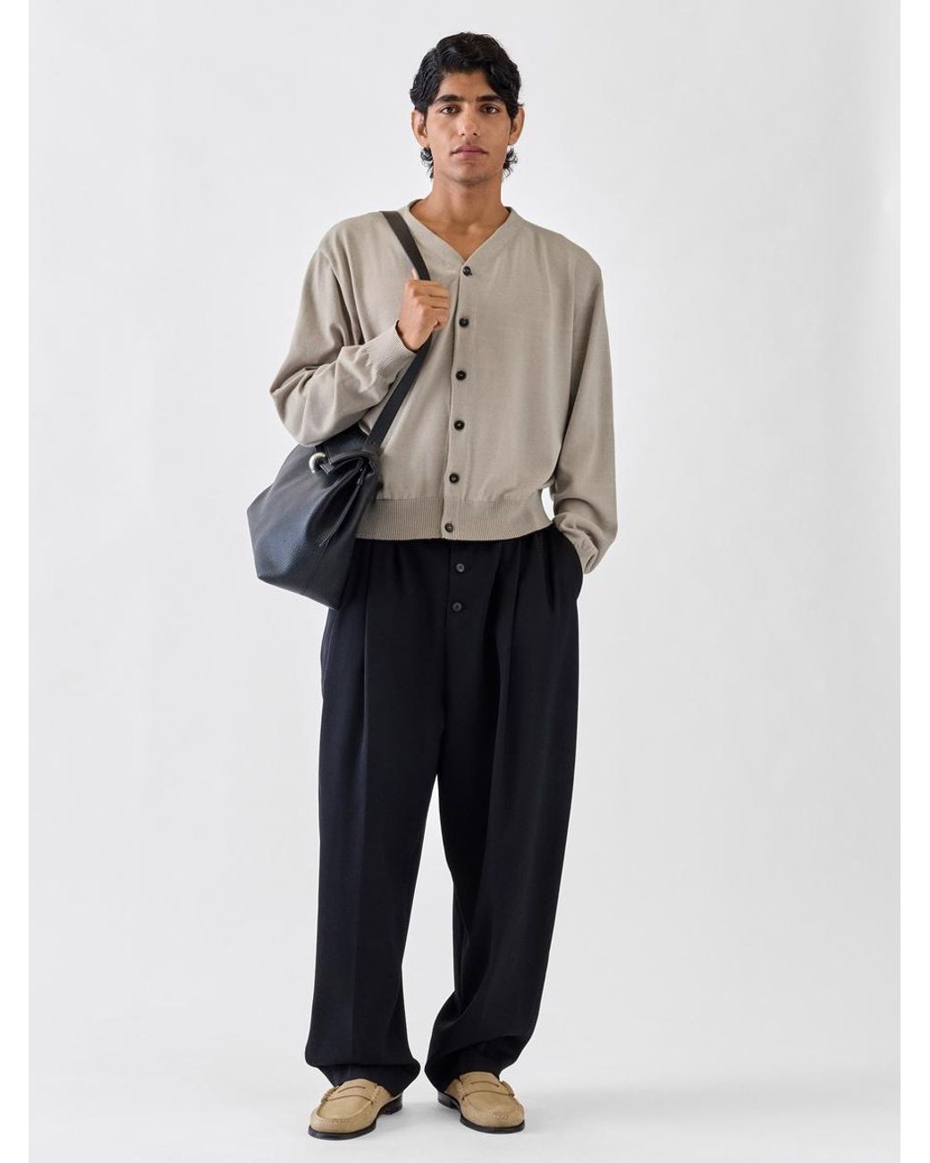 Jacquemus White The Rio Cardigan for men