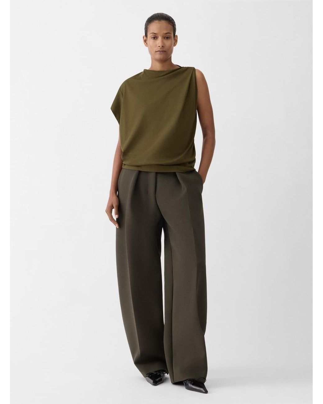 Jacquemus Green The Drap Top